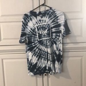 HUF tie dye t shirt